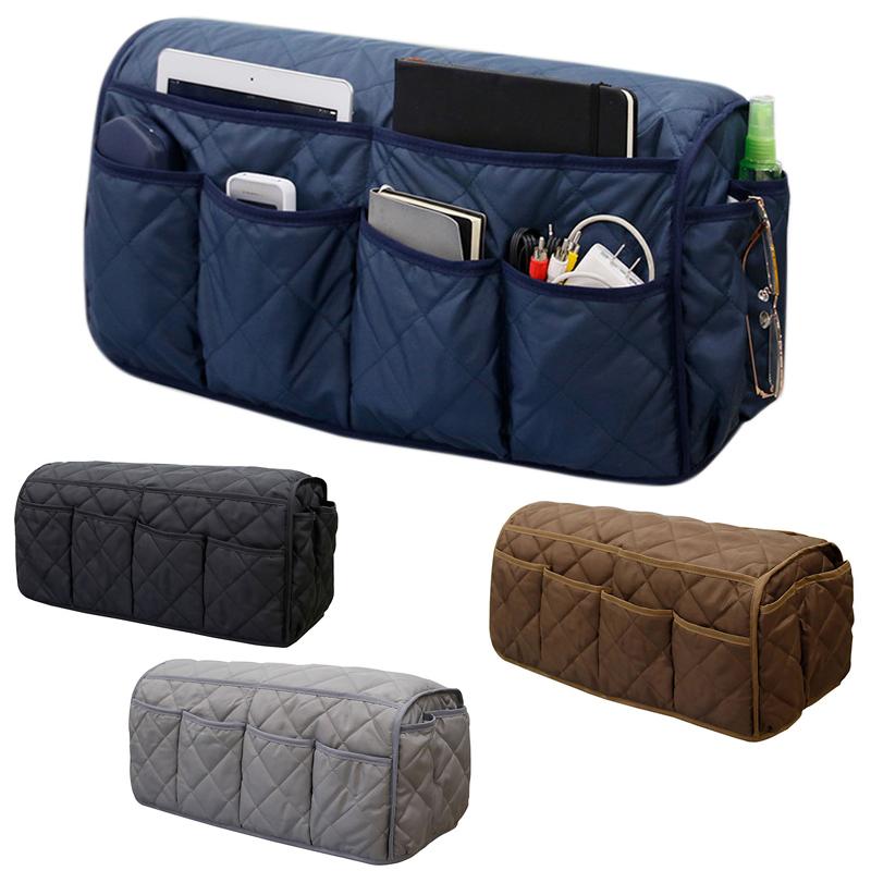 

Storage Bags Sofa Bag Couch Hanging Magic Organizer Armrest Cover For Book Magazine Keys Remote Control Waterproof Non-slip 14 Pocket