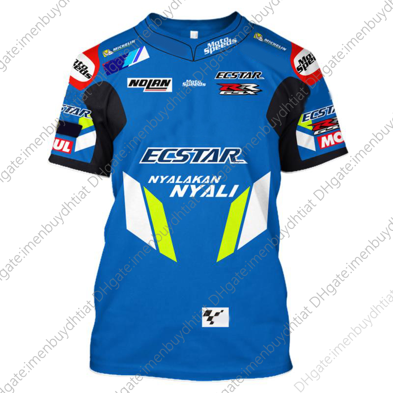 2022 F1 Formule One Racing Team T-shirts masculin MOTO pour Suzuki GSX Riding Sports Nouveau No FADING KNIGH CASUSTHAPTABLE 6R90