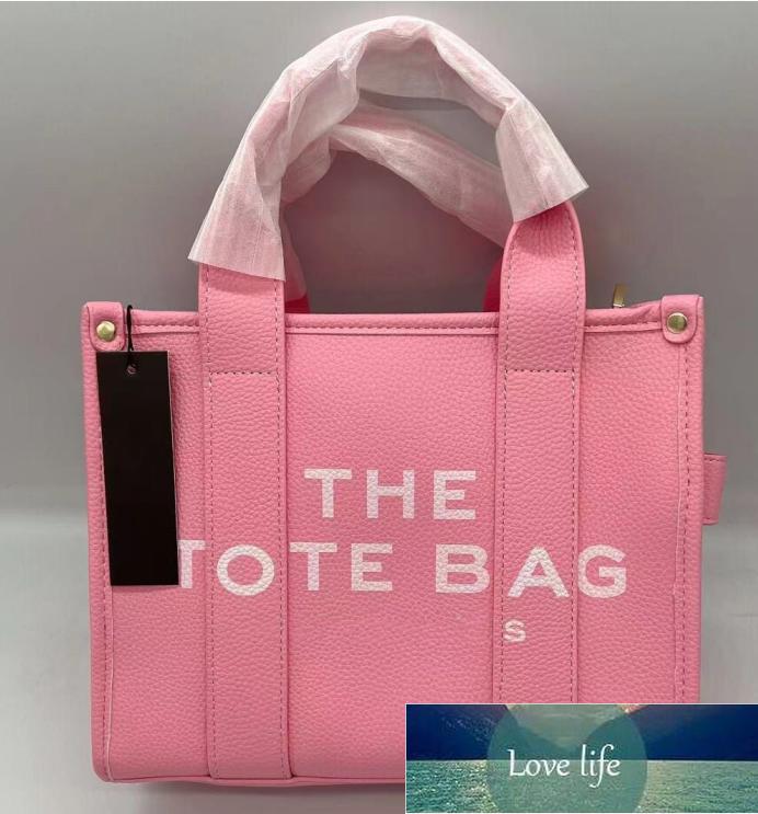 

Fashion Marc Women's Handbag with The Tote Bag Letters Printing leather Shoulder Bag Multi Colors Totes 26CM with Logo