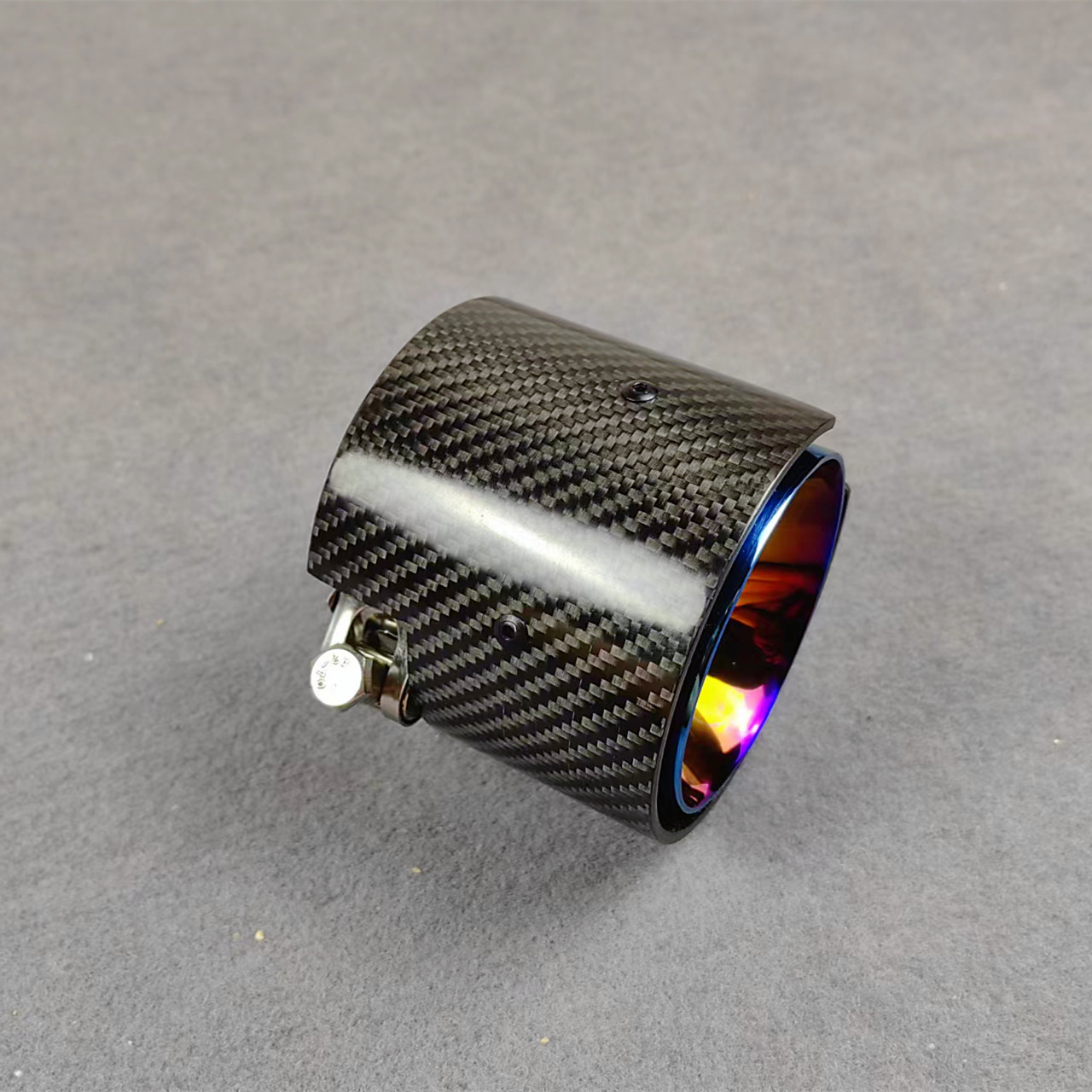 

1 PC Exhaust Pipe For BMW M3 G80 M4 G82 G83 2020-in Glossy Muffler Tip Blue Stainless Steel Carbon Tailpipe Nozzle With M Logo