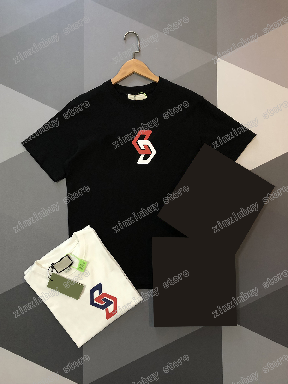 

22ss Men Women Designers t shirts tee Chest letter print Man Crew Neck paris Fashion Streetwear black white navy blue XS-L