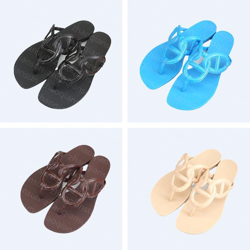 

Designer Women Slippers Egerie Sandals Chain Flat Jelly Slides Summer PVC Beach Slipper Lady Flat Silpper Luxury Slide Outdoor Shoes Flip-flops 36- 41, Airbag [no slippers]