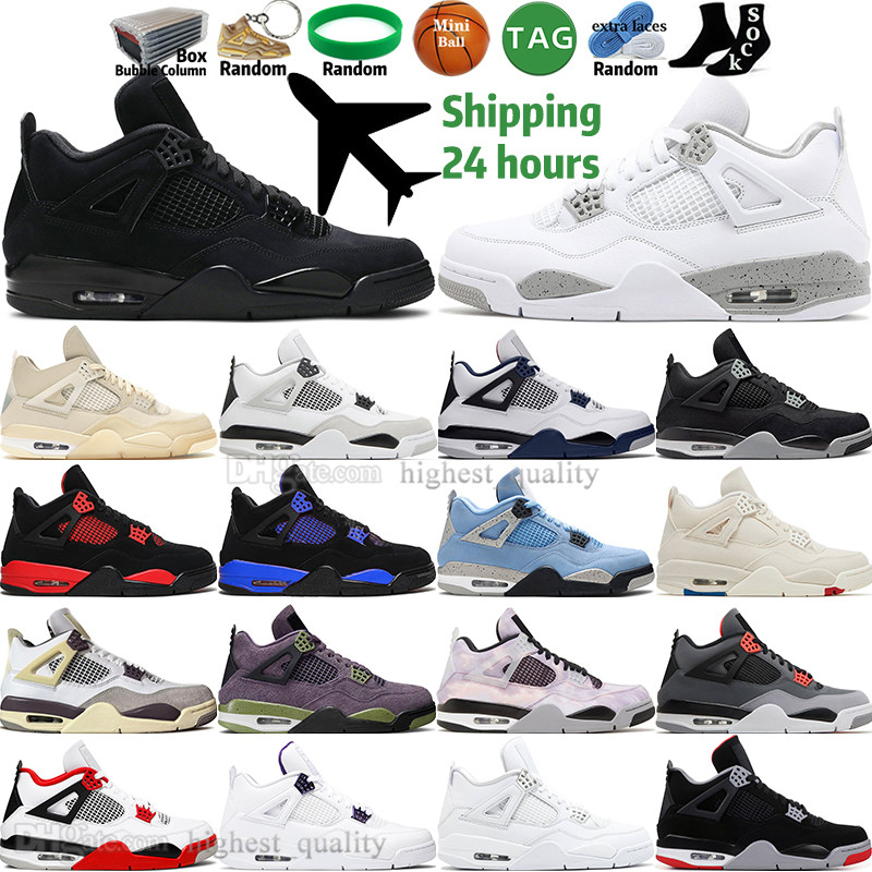 

Sail Military Black Cat Oreo 4 4s Mens Basketball Shoes University Blue Thunder Fire Red Blank Shimmer Wild Things Purple Metallic Men Sports Women Sneakers Trainers, 36