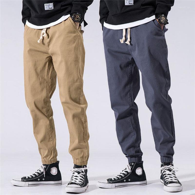 

Men's Pants Fashion Men's Cargo Spring Summer Man Loose Harem Outdoor Elastic Waist Trousers Young Men Long Big Size 2022Men's Naom22, Style1 khaki