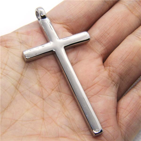 

Pendant Necklaces Simple Style Cross 316L Stainless Steel Fashion