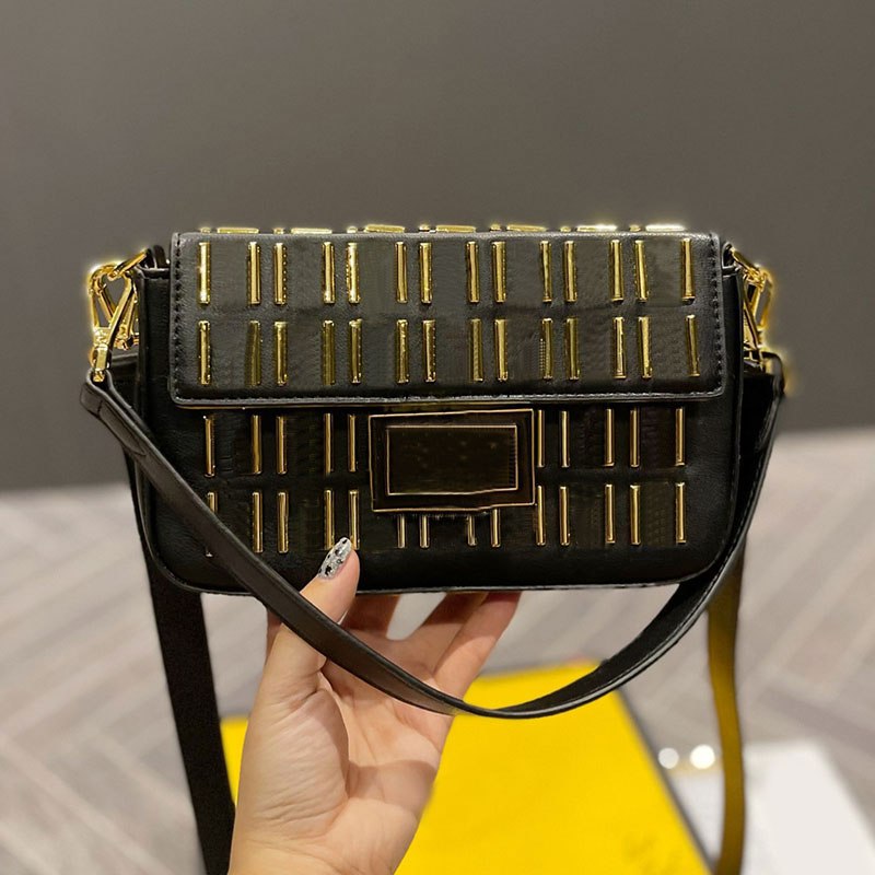 

Baguette crossbody Bag Shoulder underarm Bags Lady Handbag Purse High quality Flip Women Fashion letters Adjustable straps, Box