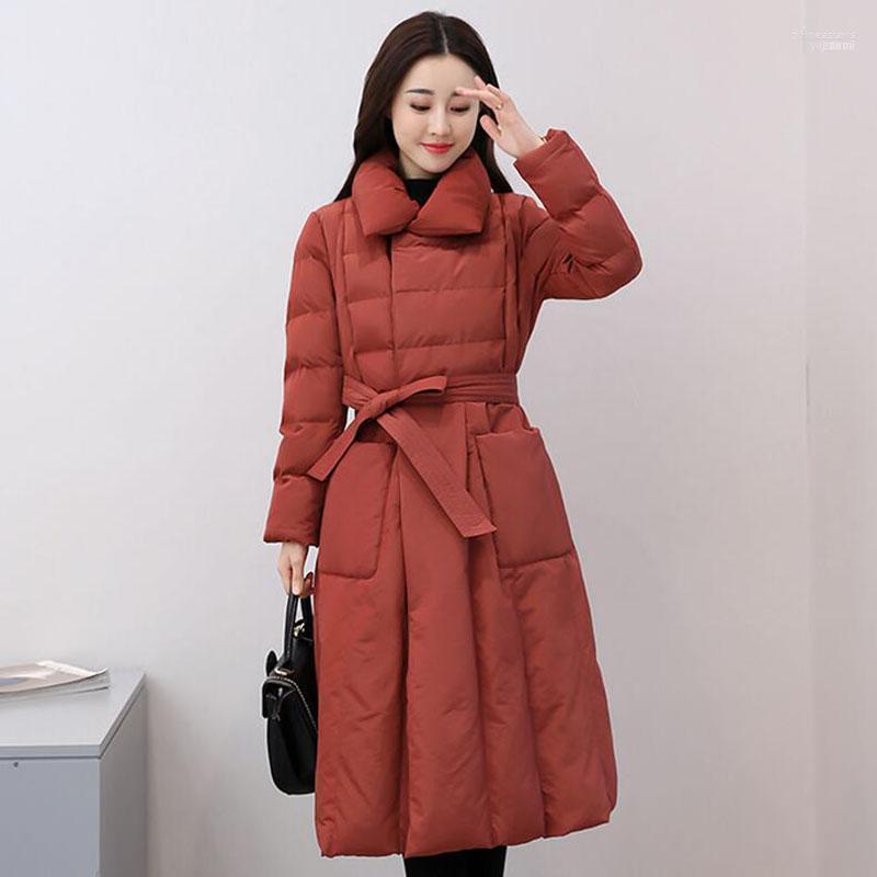 

Women's Down & Parkas 2022 Women Coats Jacket Fashion Female Thick Warm Long Parka White Duck Jackets Winter Coat Outwear1 Phin22, Black