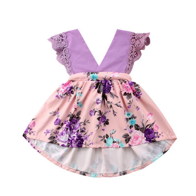 

Girl's Dresses Born Toddler Kids Baby Sister Girl Matching Clothes Tops Dress Romper Outfits Summer Children ClothingGirl's, As pic
