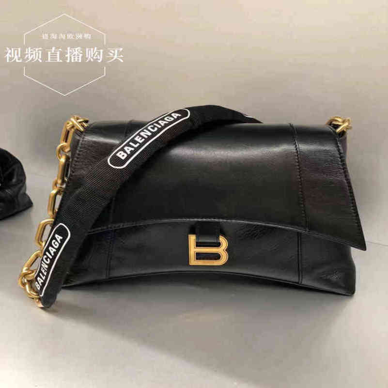 

Designer Hourglas Bags Balencaigass Pig Taotao purchases s new downtown chain b, Black