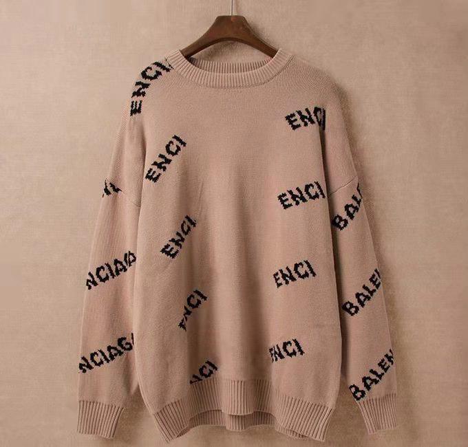 

2021 luxury clothes womens sweater for woman designer sweaters casual knit contrast color long-sleeved autumn fashion Brand Top ladies collar cotton, Khaki