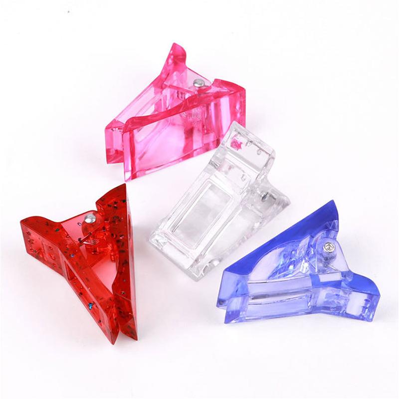 

Nail Art Kits 1/5 Pcs Tips Clip Quick Building Builder UV Gel Assistant Tool DIY Manicure Plastic Extension Clamp Acrylic SuppliesNail