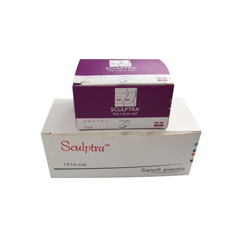 

Sculptra 10 vials x 5ml poly-l-lactic acid butt dermal filler Lift