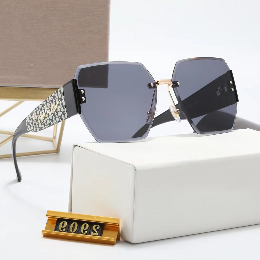 50% de réduction nouvelle mode rétro pour hommes de luxe grand cadre Lunettes de soleil décontractées UV400 OCULOS D