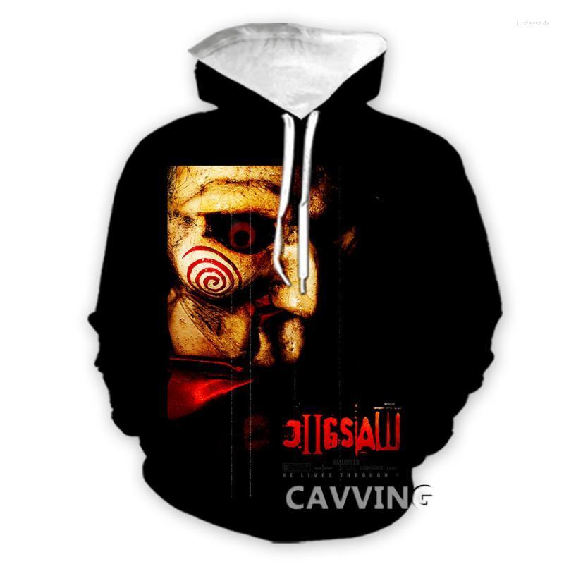 

Men' Hoodies & Sweatshirts 3D Printed Horror Movie SAW Scarry Puppet Killer Hooded Harajuku Clothing For Women/men HoodiesMen' Just22