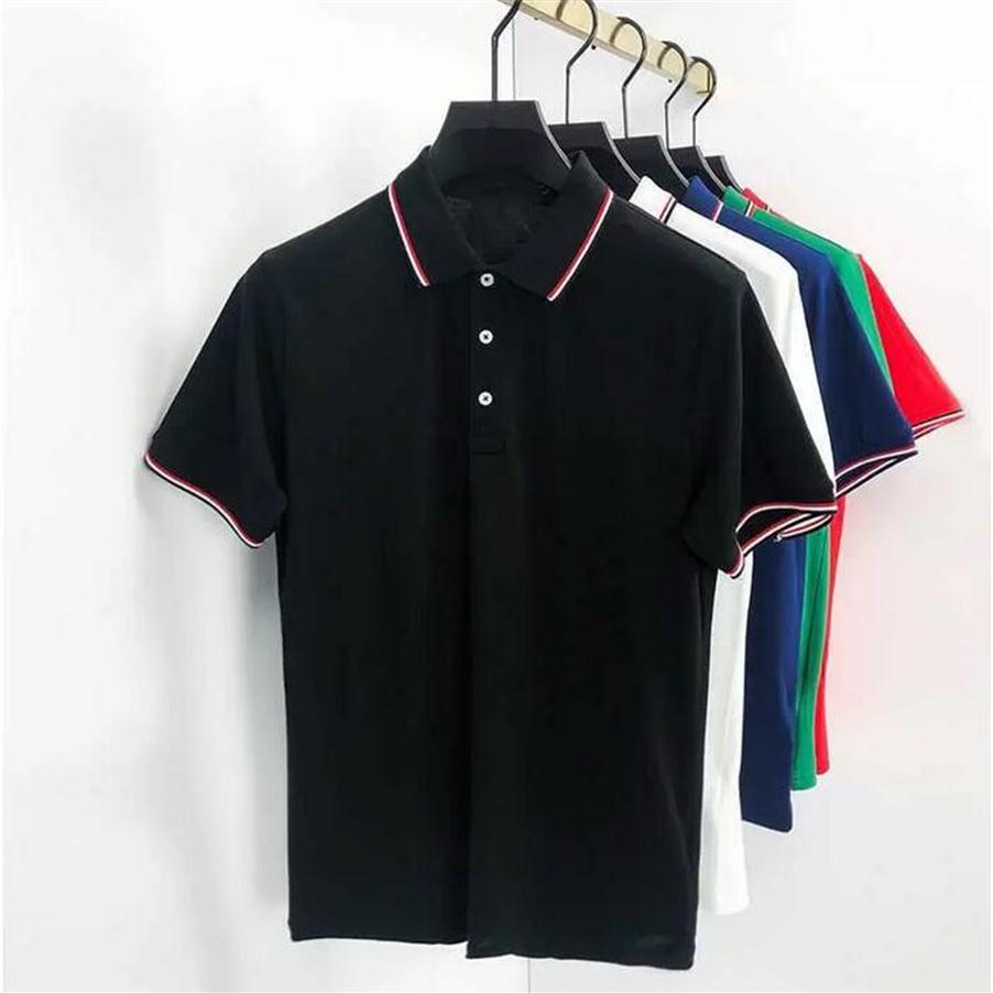 A1 Designer Monclair Mens Frension Brand Polo-Shirts Women Fashion Embroderie LETTRE ENFICANT CALSSIC TSHIRT2109