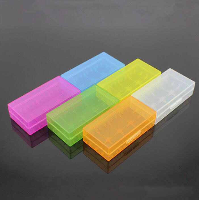 Portable Plastic Battery Case Boxes Safety Holder Storage Container pack batteries for 2*18650 or 4*18350 lithium ion battery e cig 458 R2-image-761966267