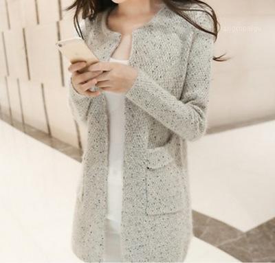 

Wholesale-2022 Autumn Women Casual Long Sleeve Knitted Cardigans Crochet Ladies Sweaters Fashion, Red