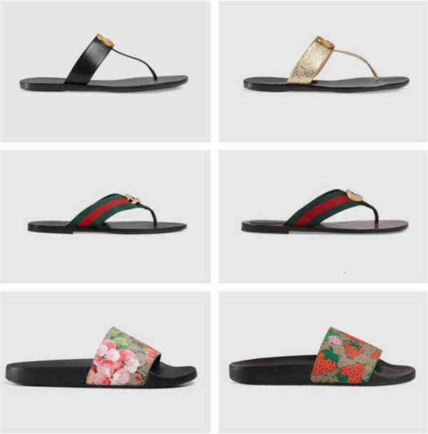 

Slide Sandal Designer Shoes Luxury Slides Summer Fashion Wide Flat Slipper women men Sandals Size 35-45, # 9