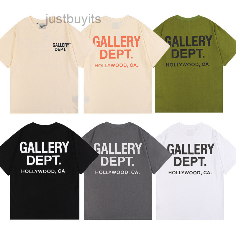 

Fashion Galleryes t shirts Mens t-shirt Designer Dept classic letter slogan printed round neck short sleeve T-shirt casual trend men' and women' T-shirt, 6001 black