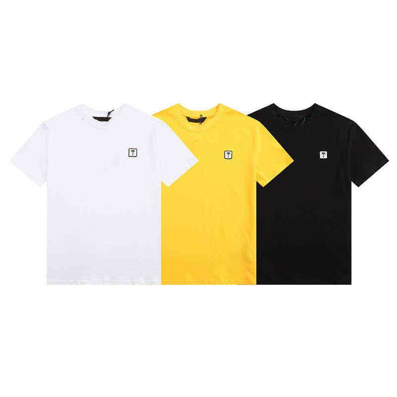 

Fashion Luxury Brand Designer Men'' t Shirts for Men Shirt Round Neck Short Sleeve Men' T-shirt Half Simple Versatile, Yellow