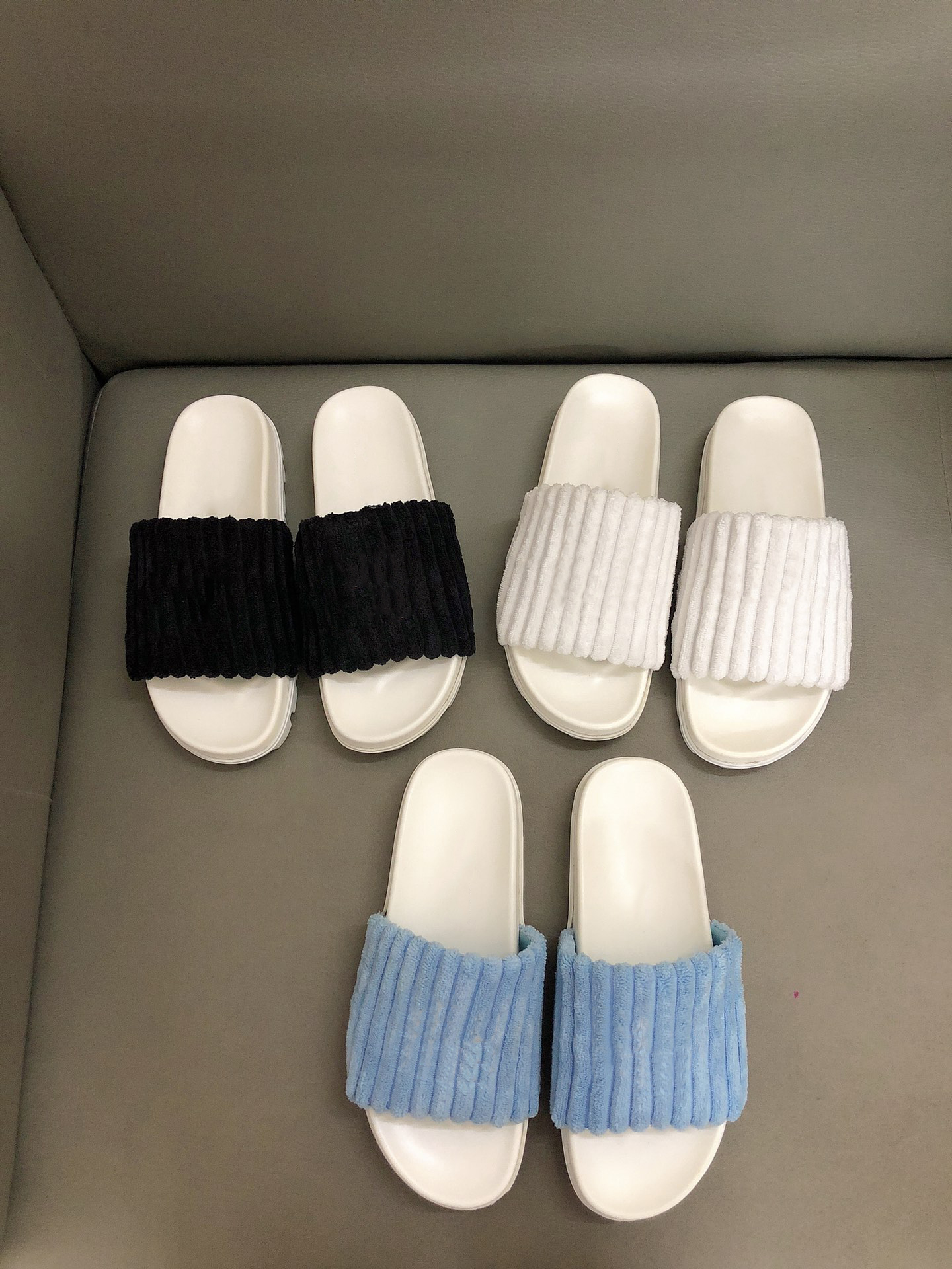 

High Quality Black White Designer Slides Women Luxury Letters Thick Sole Slippers Height Increasing Casual Shoes Ladies New Sandals, ##