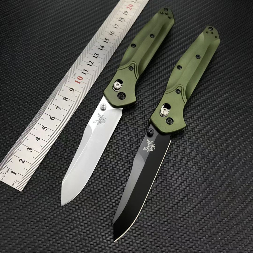 

Benchmade 940 BM940 Osborne Folding Knife 3.4" S30V Satin Plain Blade, Anodized Aluminum Handles Pocket Knives Kitchen Camping Hunting Utility Outdoor EDC 9400 Tools