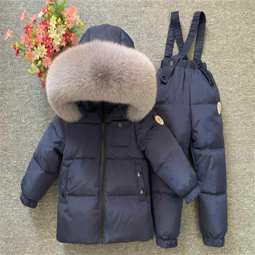 

Children Ski Jackets Kids Skiing Down Coat And Pants Overalls Suit For Baby Boys Girls 0-12 Y Snowsuit Toddler Outerwear Coat G091278H, Champagne-1