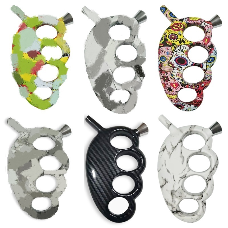 

Knuckles Hand Pipe 6 Style Smoking Plastic Bong Dab Rig Blunt Bubbler Recycler Water Pipe for Rolling Tobacco Dry Herb Cigarette Holder Filter Tips Finger Pipes