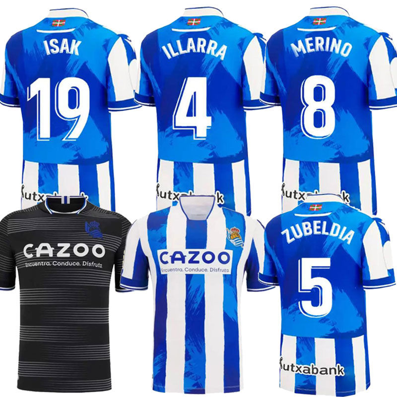 

Mens Tracksuits Kids 22 23 Real Sociedad Camisas Men JUANMI OYARZABAL XPRIETO 2021 2022 Royal Society Shirt