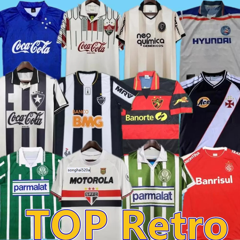 

Retro Palmeiras classic Soccer Jersey Botafogo Cruzeiro Recife PE Mineiro Santos Bahia Internacional Football shirt, 93/94