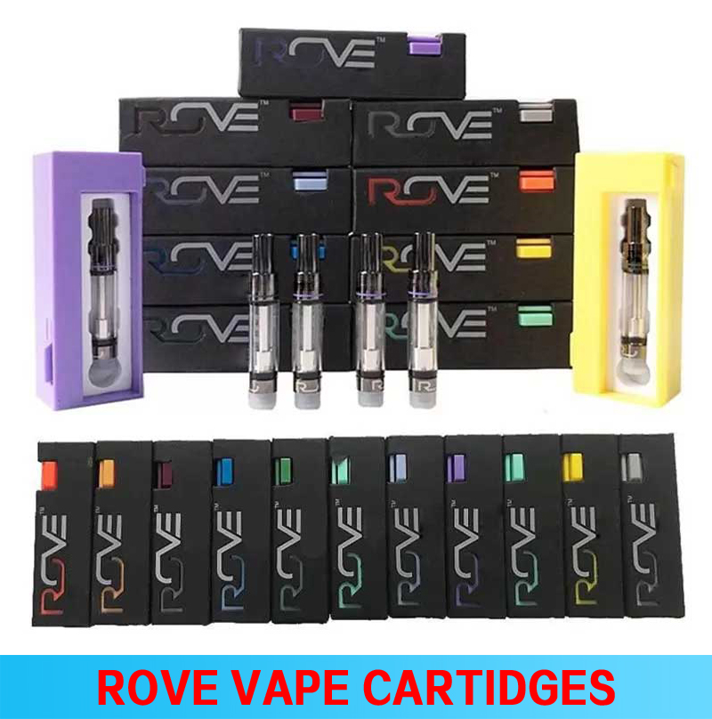 

Roved Glass Carts Vape Cartridges 0.8ml 1ml Ceramic Empty Atomizer 510 Thread Thick Oil Cartridge Packaging Vaporizer