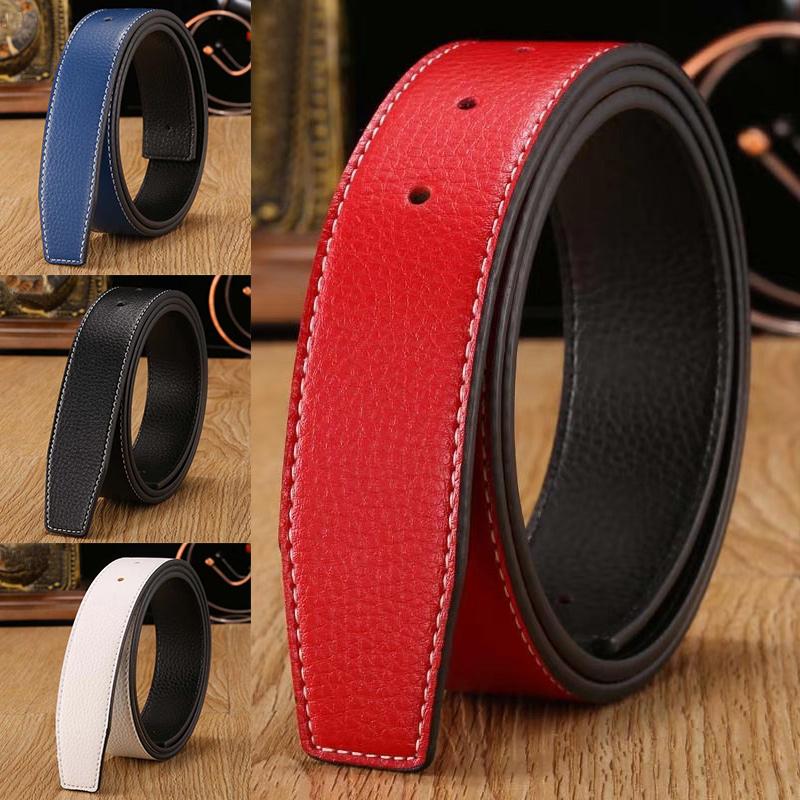 

Belts Unisex Genuine Leather No Buckle For H 38mm Replacement Strap Belt Straps S/M/L/XL/2XBelts, Black