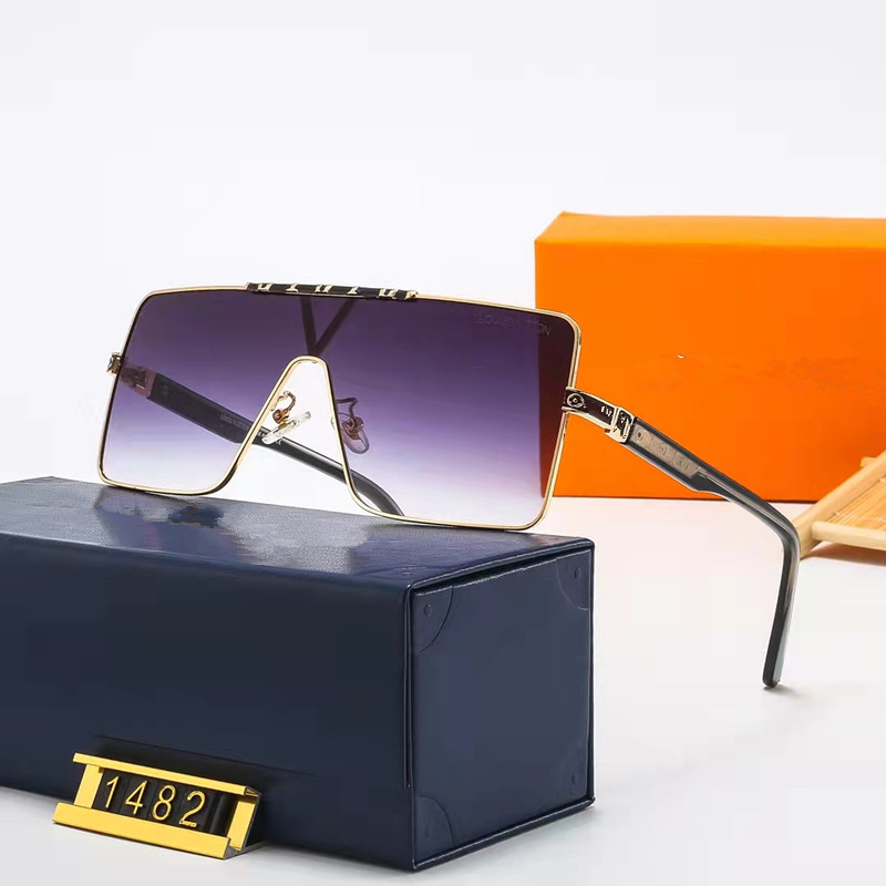 

1482 Designer Sunglasses Brand Eyeglasses Outdoor Shades Bamboo Shape PC Frame Classic Lady luxury Sunglasses for Women with Box