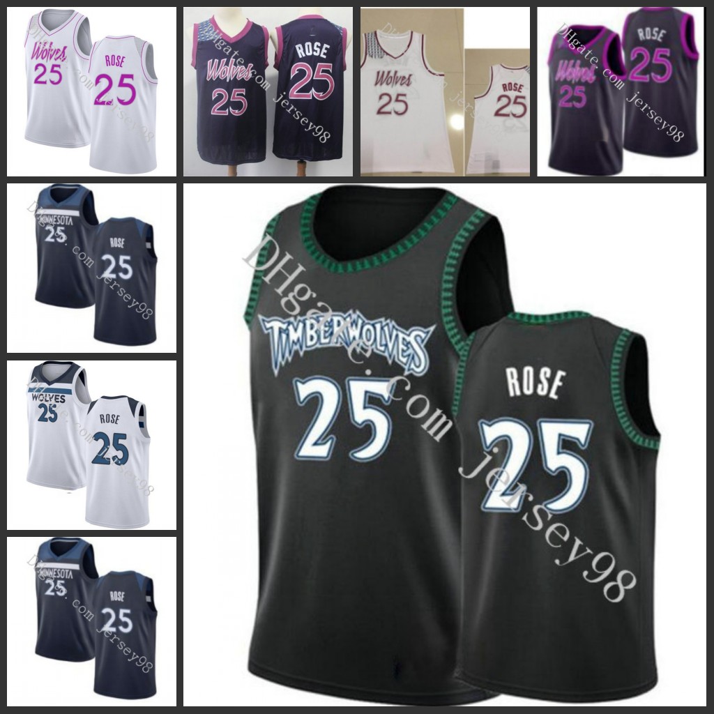 

Minnesota''Timberwolves''men #25''Derrick''Rose retro Jersey