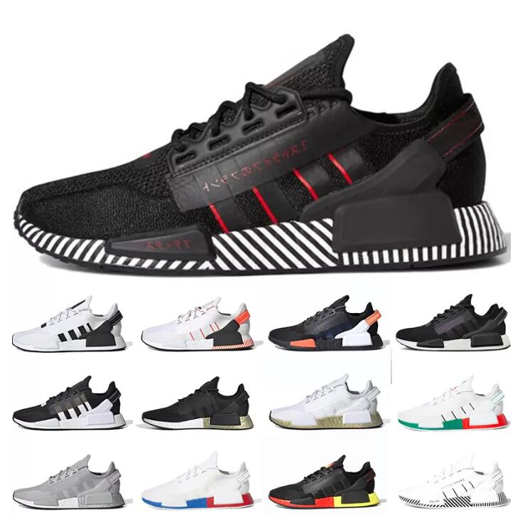 

2022 NEW NMD R1 v2 mens Designer Running Shoes core pride triple black white monochrome olive grey metallic gold silver solar red men women sports Sneakers trainers, Please contact us