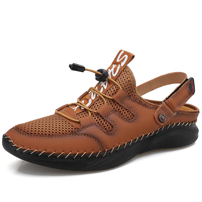 

Sandals Size 48 Breathable Mens Beach Summer Water Shoes Outdoor Slippers For Men Male Sport Sneakers Walk Swim Pool, Black