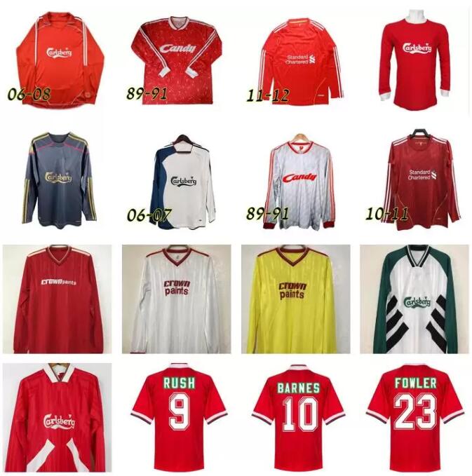 

Long sleeve FOWLER 93 95 Retro Gerrard Soccer Jerseys 1985 1986 1989 1991 Suarez TORRES DALGLISH Football Shirts McMANAMAN Maillot 06 07 08 Barnes 08 09 10 11 Rush 85 86