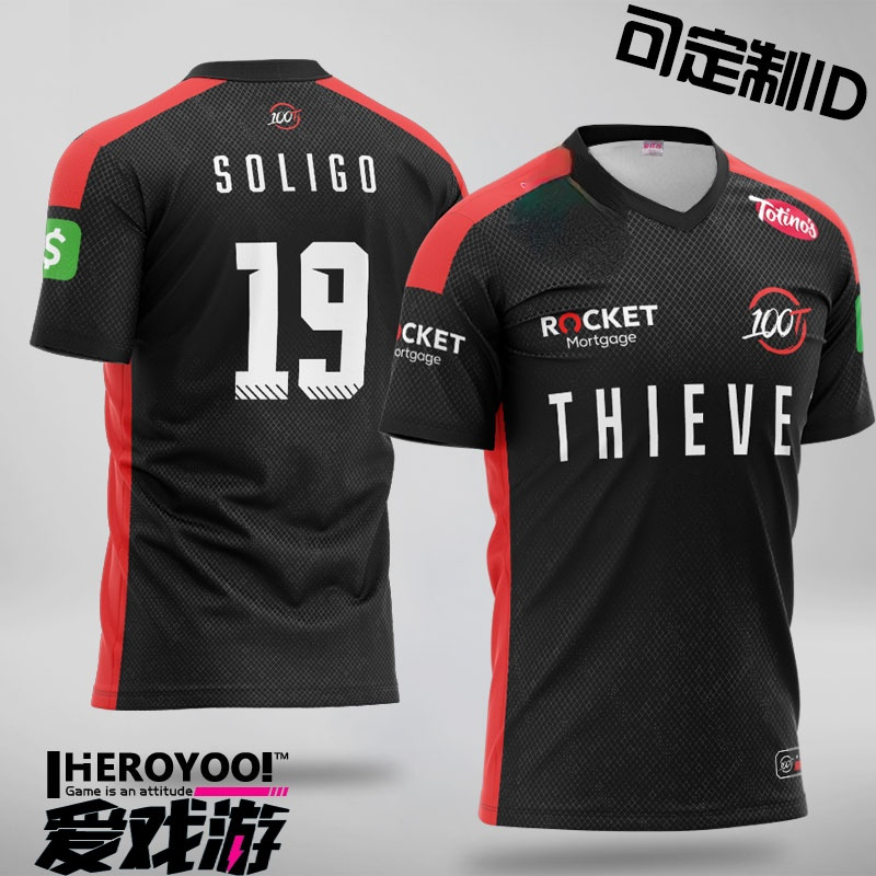 

Seragam Tim Pencuri 100T Yang Disesuaikan Seragam Esport Pakaian ID Csgo Lengan Pendek Yang Dapat Disesuaikan Mayor Cato IEM 220613, Beige