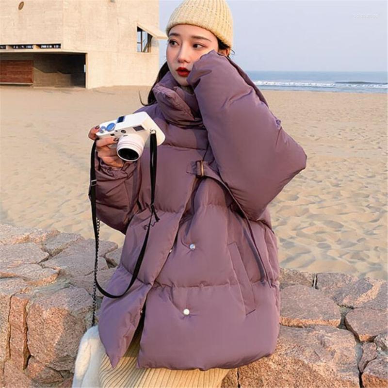 

Women's Down & Parkas 2022 Autumn Winter Jackets Loose Casual Outwear Female Coats Thick Warm Parka High Quality Padded Jacket Luci22, Black