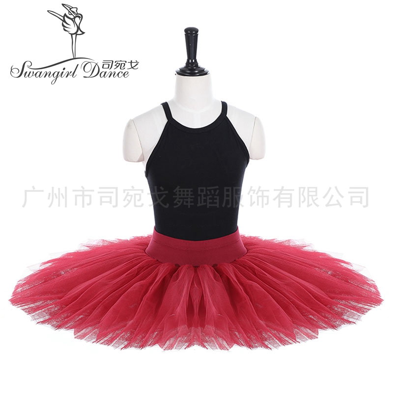 

burgundy ballet half rehearsal ballerina tutu women professional ballet skirt BT8923, White