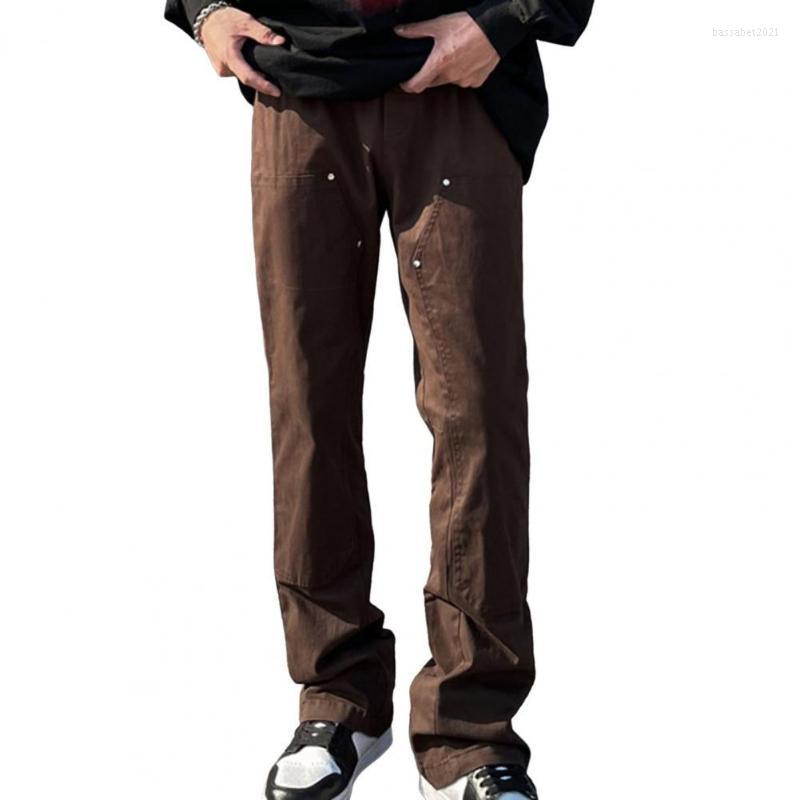 Men's Pants Men Trousers Straight Lightweight Plus Size Boot Cut Cargo Casual Thin Quick-Drying Loose PantsMen's