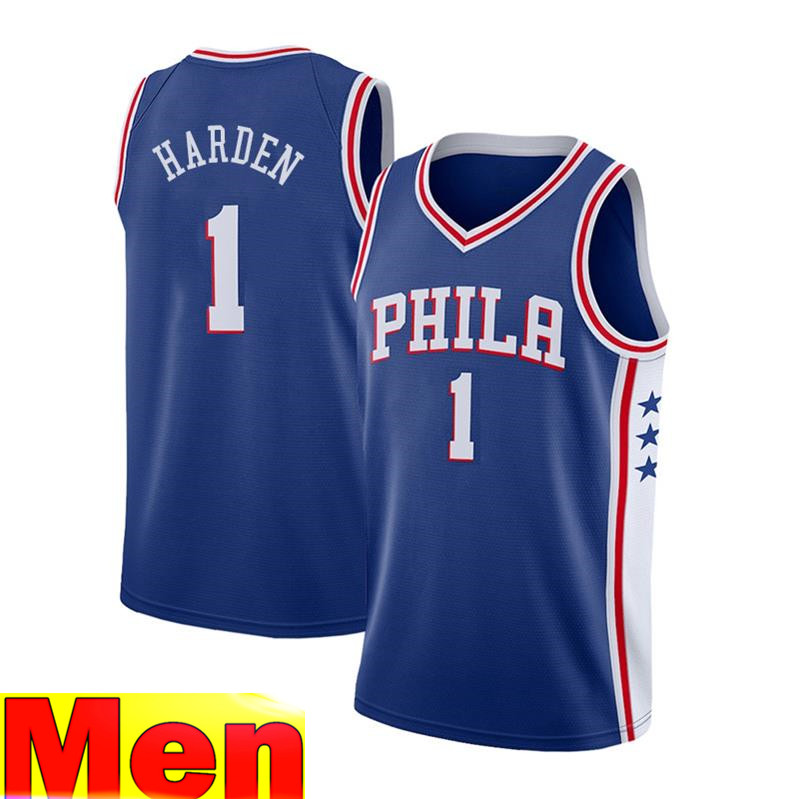

1 Jame man s Harden Jersey joel 21 embiid Tyrese 0 Maxey Jerseys Allen 3 Iverson Basketball Jersey
