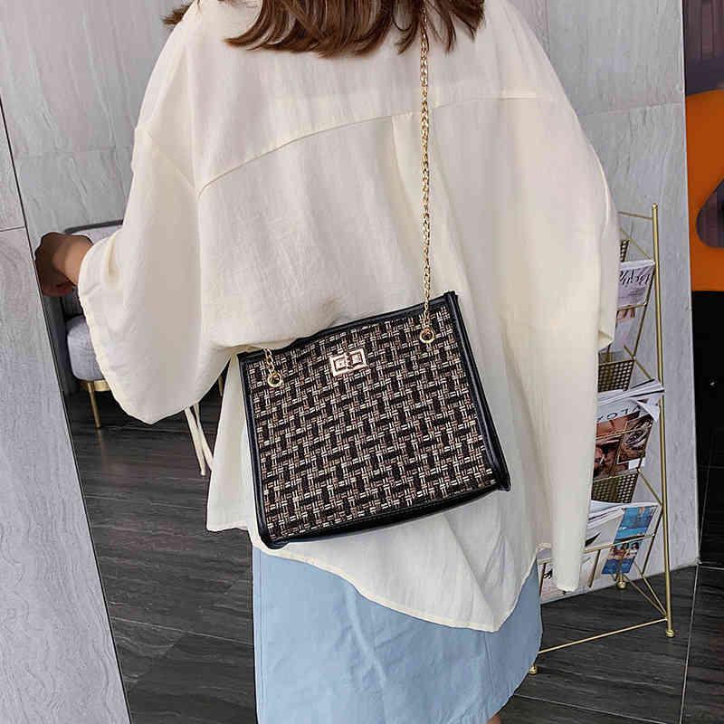 

Summer bag women's new versatile chain simple leisure One Shoulder Messenger Bag Handbags Design deals, White