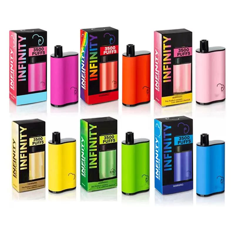 

INFINITY Disposable E cigarettes Box Mod Kit 3500 Puffs 1500mAh Battery 12ml Prefilled Cartridge Pod Vape Pen Vs Air Bar Max Flex