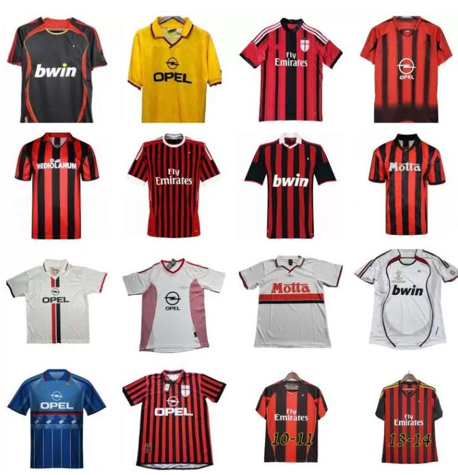 

Retro classic Milan Inzaghi soccer jerseys 91 92 93 94 95 96 97 98 99 2000 01 02 03 04 05 06 07 09 2010 PIRLO MALDINI KAKA Shevchenko WEAH AC RONALDINHO BAGGIO football shirt