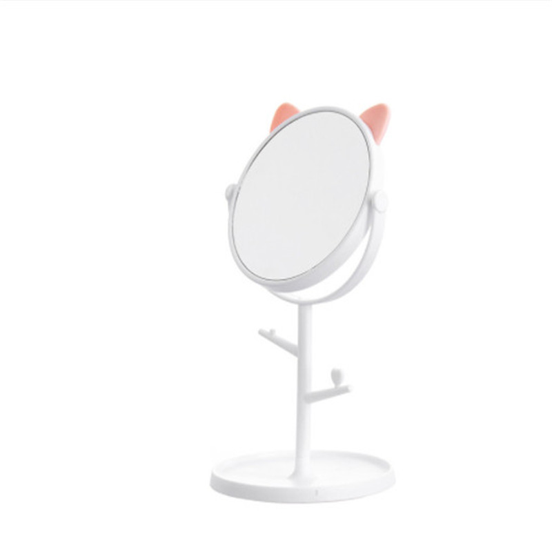 

Desktop Simple Dressing HD Folding Makeup Mirror -4