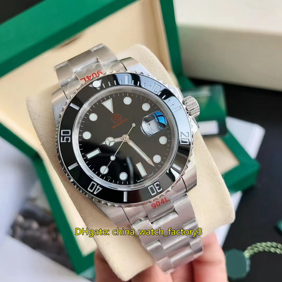 

U1F Maker Mens Watch 40mm 41mm 116610 126610 116619 116613 Sapphire Ceramic Bezel Watches Asia 2813 Movement Mechanical Automatic Men's Wristwatches Box Papers, Travel bag