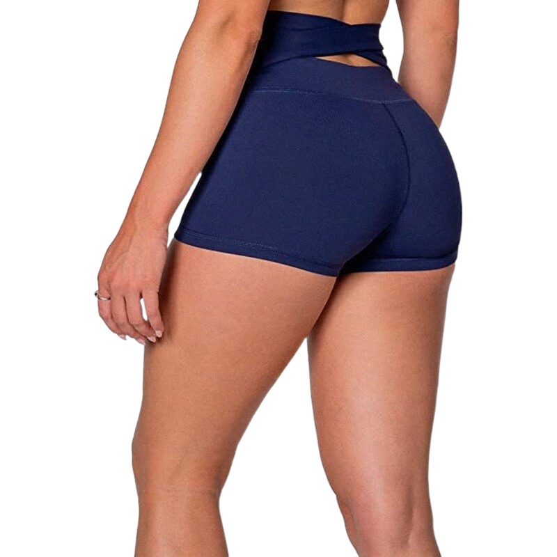 women's Casual / Sporty Athleisure Shorts Short Pants Casual Weekend Stretchy Plain Tummy Control Butt Lift Mid Waist Black Red Navy Blue S-image-761490593
