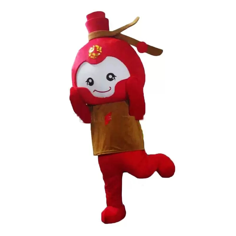 

High quality hot Firecrackers dolls Mascot Costumes Cartoon Character Adult Sz