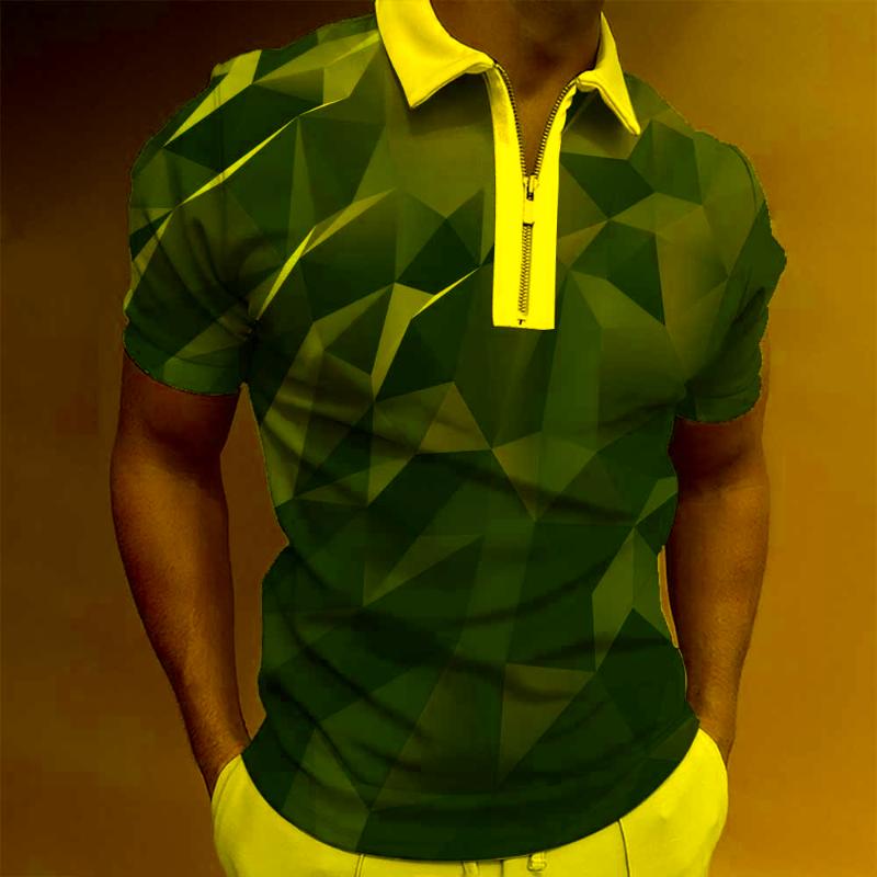 

Men's Polos Lapel Casual Short-sleeved 3D Pattern Summer Daily T-shirtMen's, 26